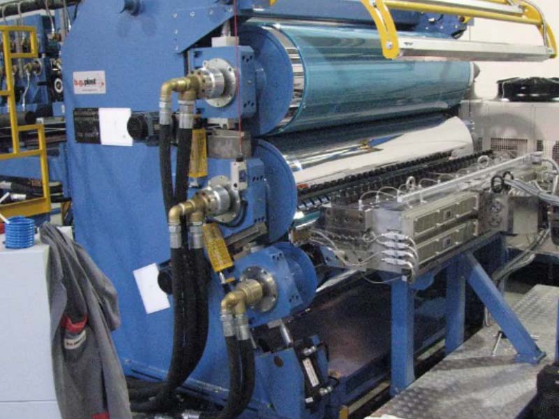 BG Plast thin foils PP – PET Recycled – PS extrusion line